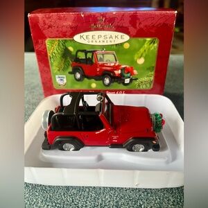 HALLMARK, 2001 Jeep Sport Wrangler, 60th Anniversary Edition